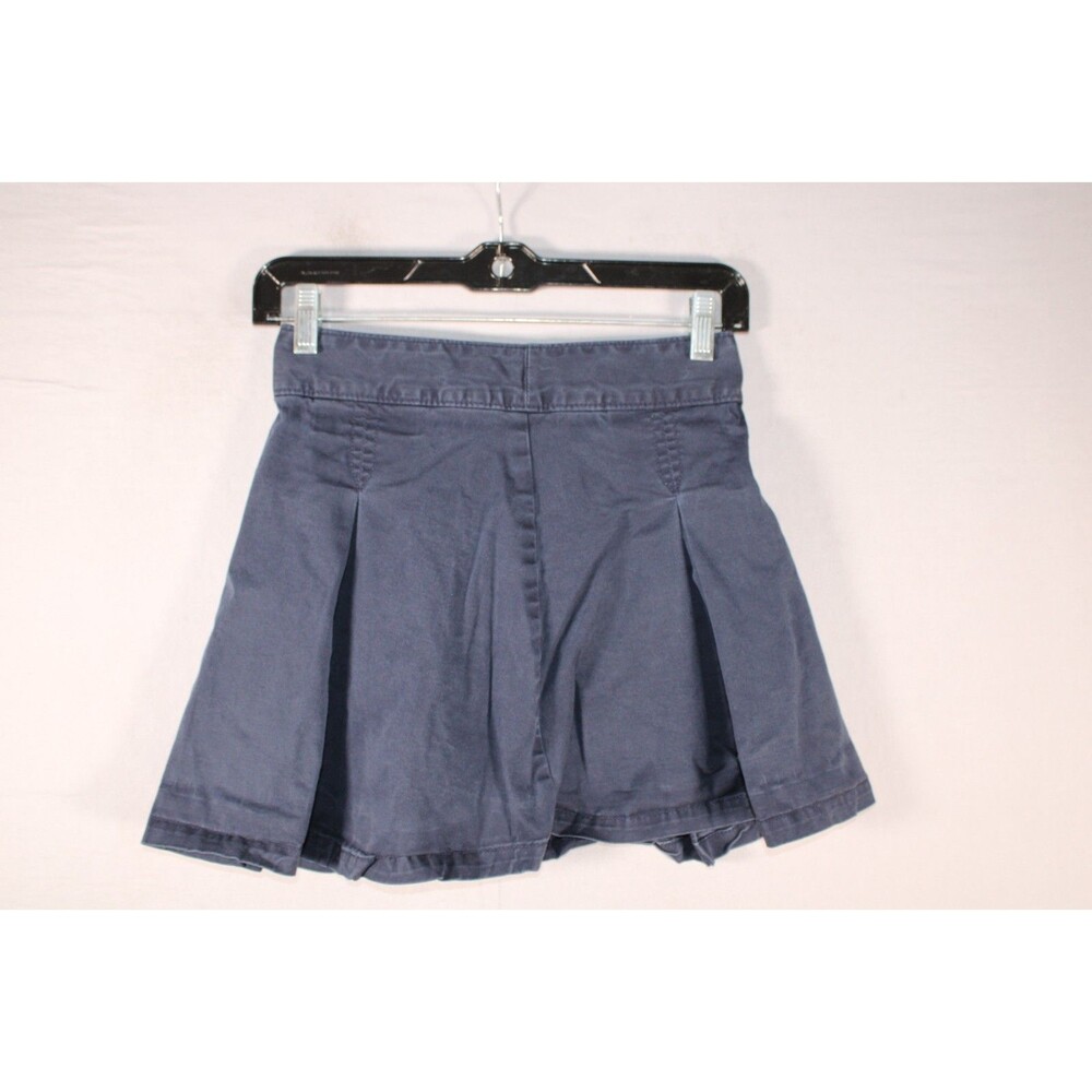 Gap Kids Skort Size 12 Girls Navy Blue Pleated Skirt Shorts Uniform Cotton Lot 2